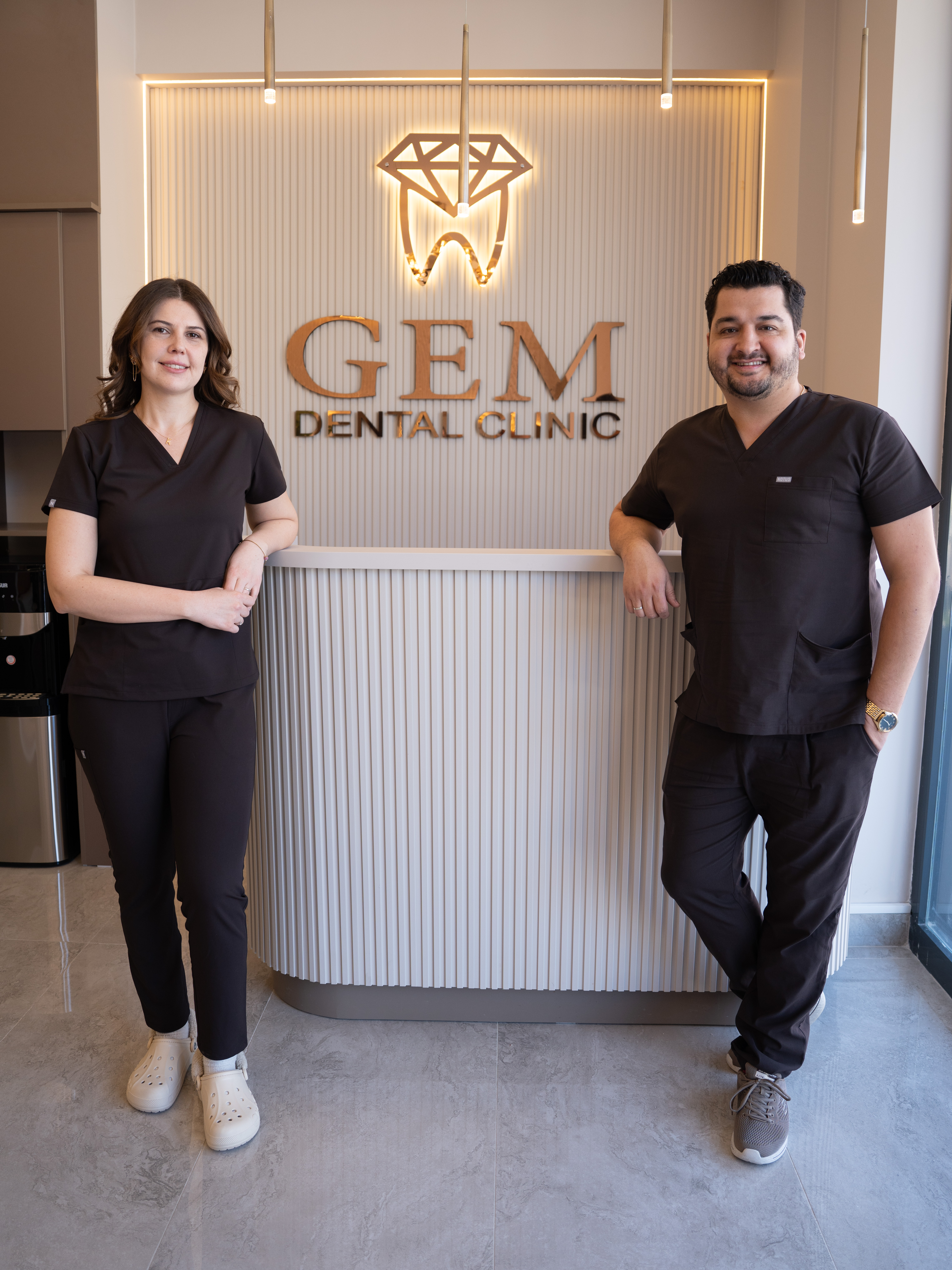 Beautiful smile after treatment at Gem Dental